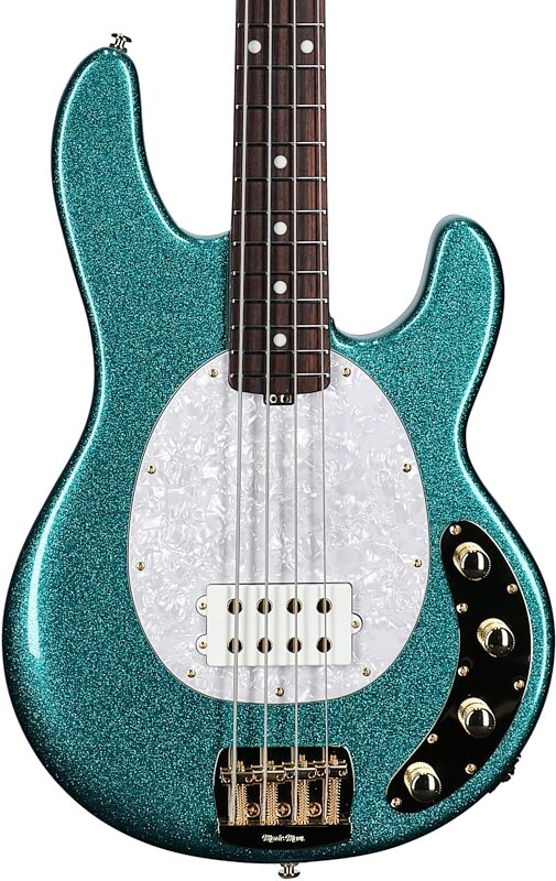 Ernie Ball Music Man StingRay Special Electric Bass (with Mono Case), Ocean Sparkle, Body Straight Front