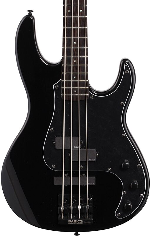 ESP LTD AP-4 Electric Bass, Black, Body Straight Front