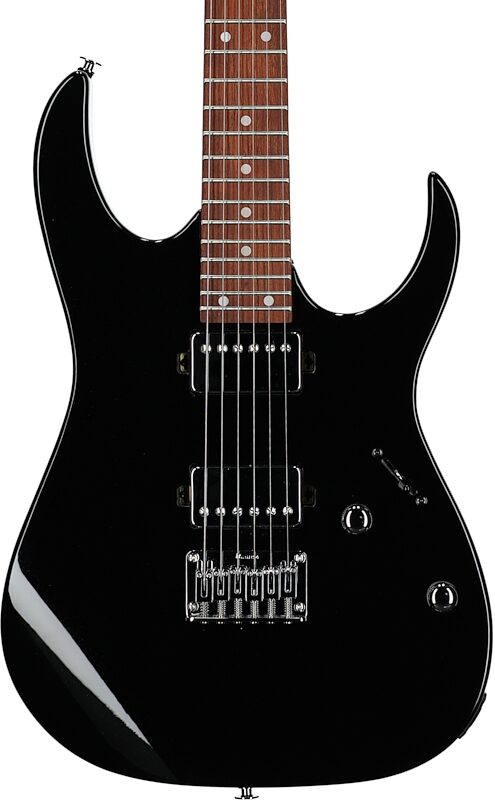 Ibanez GRG121SP GIO Electric Guitar, Black Night, Body Straight Front