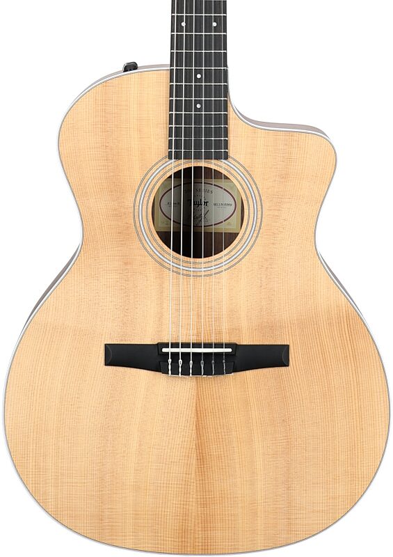 Taylor 214ce-N-v2 Grand Auditorium Classical Acoustic-Electric Guitar, New, Body Straight Front