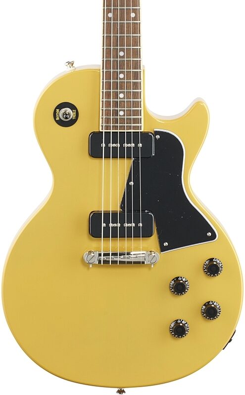 Epiphone Les Paul Special Electric Guitar, TV Yellow, Body Straight Front