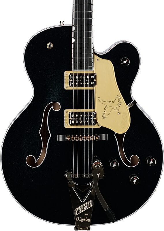 Gretsch G6136TG Players Edition Falcon Electric Guitar (with Case), Midnight Sapphire, USED, Blemished, Body Straight Front