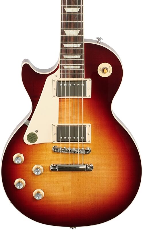 Gibson Les Paul Standard '60s Electric Guitar, Left-Handed (with Case), Bourbon Burst, Body Straight Front