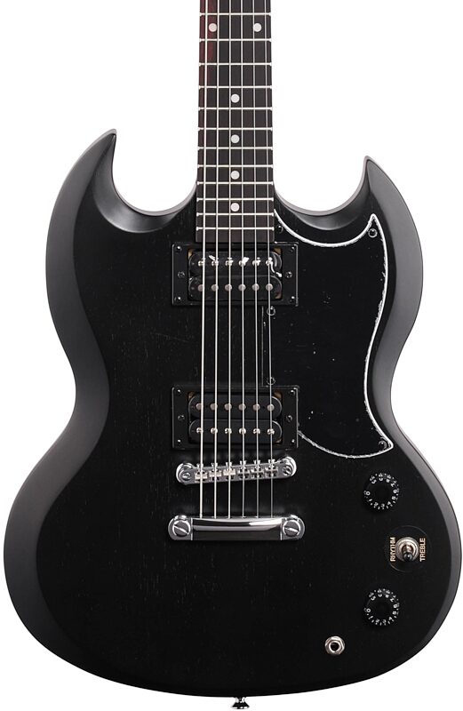 Epiphone SG Special VE Electric Guitar, Vintage Ebony, Body Straight Front