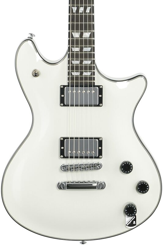 Schecter Tempest Custom Electric Guitar, Vintage White, Body Straight Front