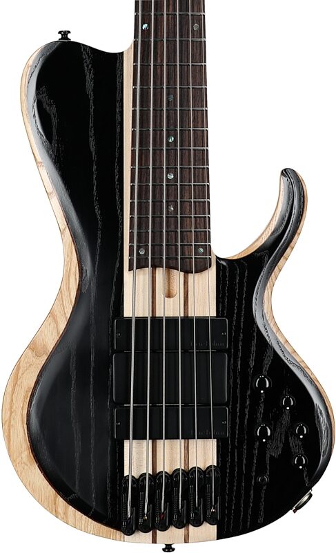 Ibanez BTB866SC Bass Workshop Electric Bass, Weathered Black Low Gloss, Body Straight Front