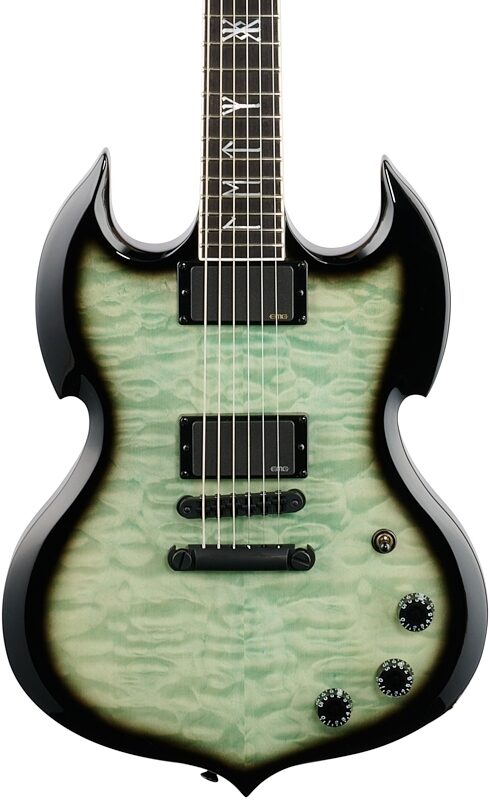 Wylde Audio Barbarian Nordic Ice Electric Guitar, New, Body Straight Front