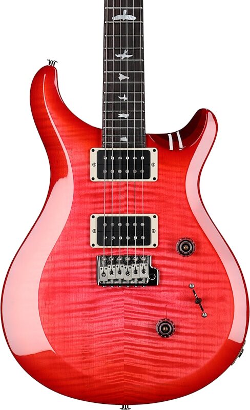 Paul Reed Smith PRS S2 Custom 24 10th Anniversary Limited Edition Electric Guitar (with Gig Bag), Bonni Pink Cherry Burst, Body Straight Front