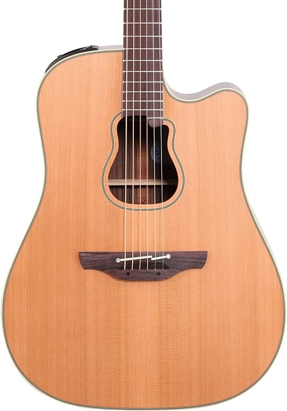 Takamine GB7C Garth Brooks Acoustic-Electric Guitar (with Case), Natural Satin, Body Straight Front