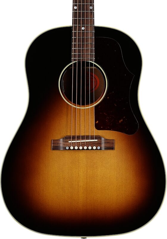 Gibson '50s J-45 Original Acoustic-Electric Guitar (with Case), Vintage Sunburst, Blemished, Body Straight Front