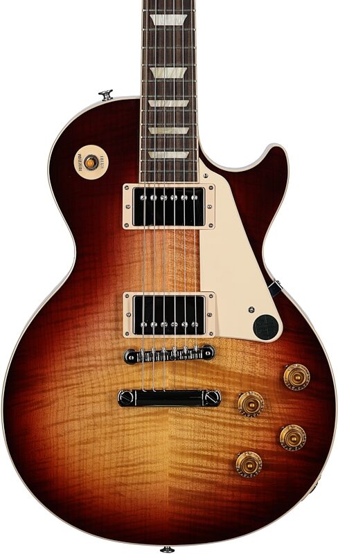 Gibson Les Paul Standard '50s AAA Top Electric Guitar (with Case), Bourbon Burst, Blemished, Body Straight Front