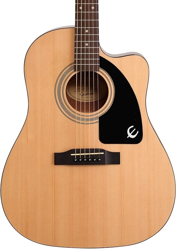 Epiphone J-15 EC Cutaway Acoustic-Electric Guitar, Natural, Body Straight Front