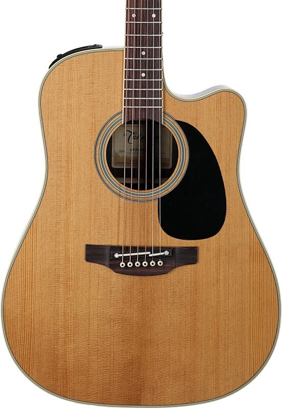 Takamine EF360SCTT Acoustic-Electric Guitar (with Case), Natural, Body Straight Front