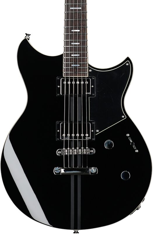 Yamaha Revstar Standard RSS20 Electric Guitar (with Gig Bag), Black, Body Straight Front