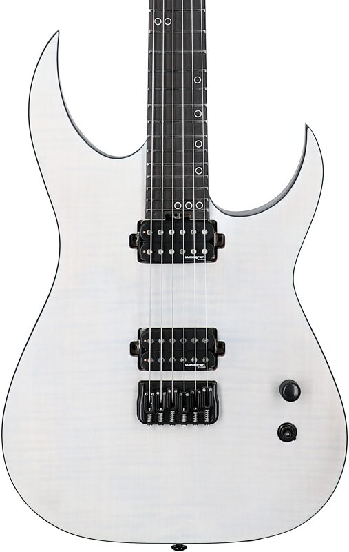 Schecter KM-6 MK-III Keith Merrow Legacy Electric Guitar, Tri-White Satin, Blemished, Body Straight Front