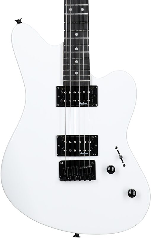 Jackson JS Series JS22 Surfcaster Electric Guitar, Snow White, Body Straight Front