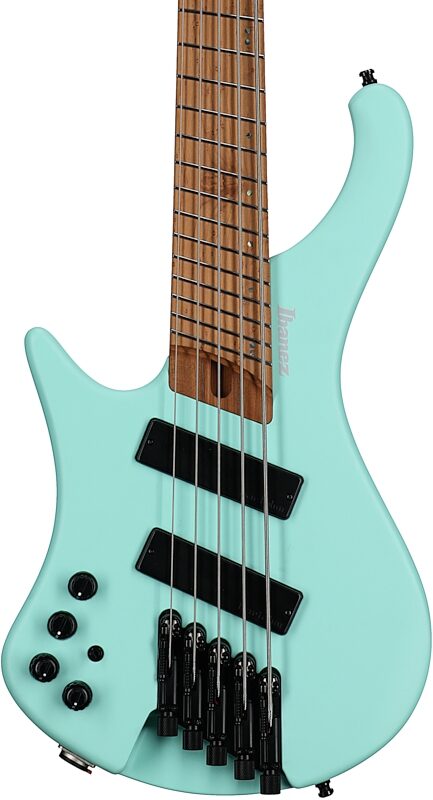 Ibanez EHB1005MSL Electric Bass (with Gig Bag), Seafoam Green Matte, Body Straight Front