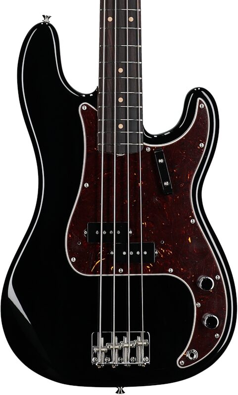 Fender American Vintage II 1960 Precision Electric Bass, Rosewood Fingerboard, Black, USED, Blemished, Body Straight Front