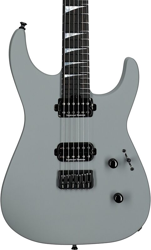 Jackson American Series Soloist SL2 DX HT Electric Guitar (with Case), Satin Porsche Gray, Body Straight Front