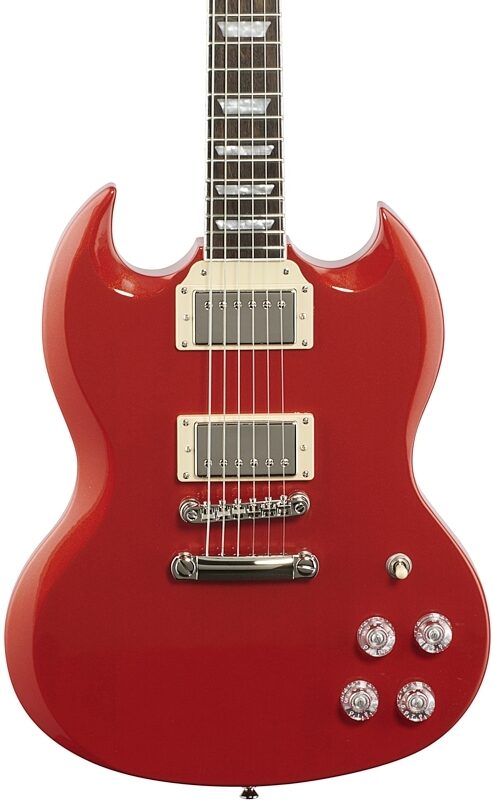 Epiphone SG Muse Electric Guitar, Scarlet Red Metallic, Body Straight Front