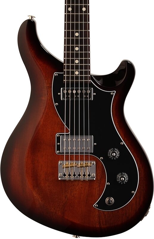PRS Paul Reed Smith S2 Vela Electric Guitar, Dot Inlays (with Gig Bag), Tobacco Sunburst, Body Straight Front