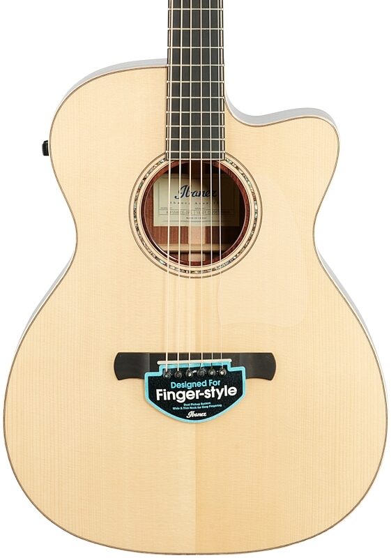 Ibanez Fingerstyle Series ACFS580 Acoustic-Electric Guitar (with Case), New, Body Straight Front