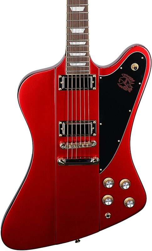 Epiphone Exclusive Firebird Electric Guitar, Ruby Red, Body Straight Front