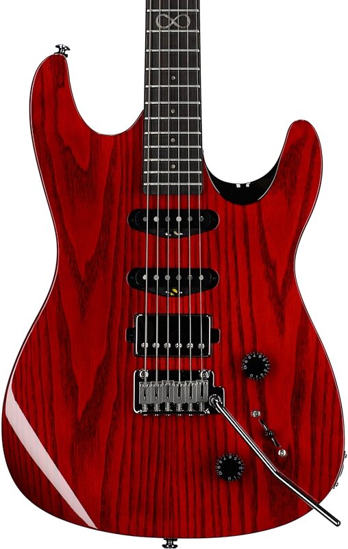 Chapman ML1 X Electric Guitar, Deep Red Gloss, Body Straight Front
