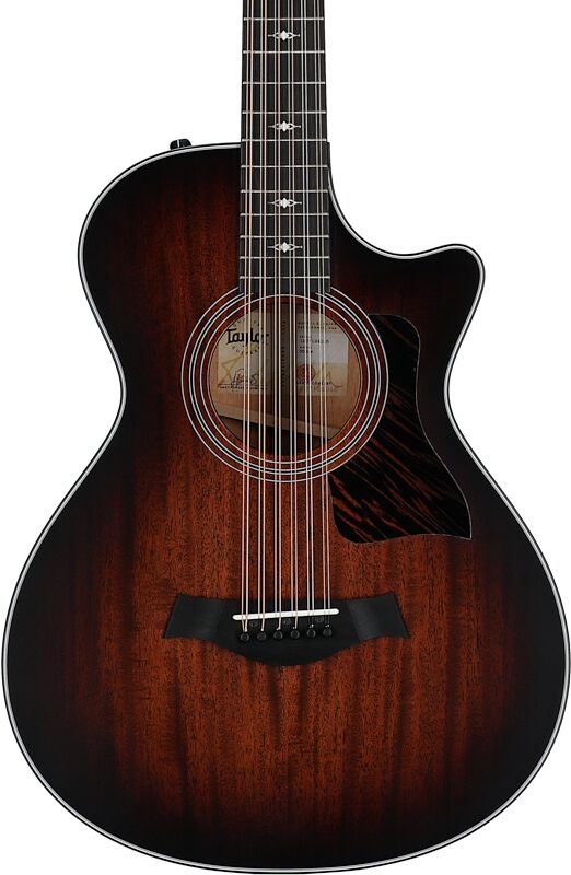 Taylor 362ce-v2 Grand Concert Acoustic-Electric Guitar, 12-String (with Case), New, Body Straight Front