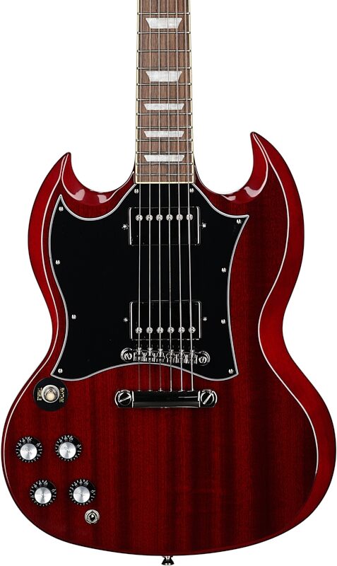 Epiphone SG Standard Electric Guitar, Left-Handed, Cherry, Body Straight Front