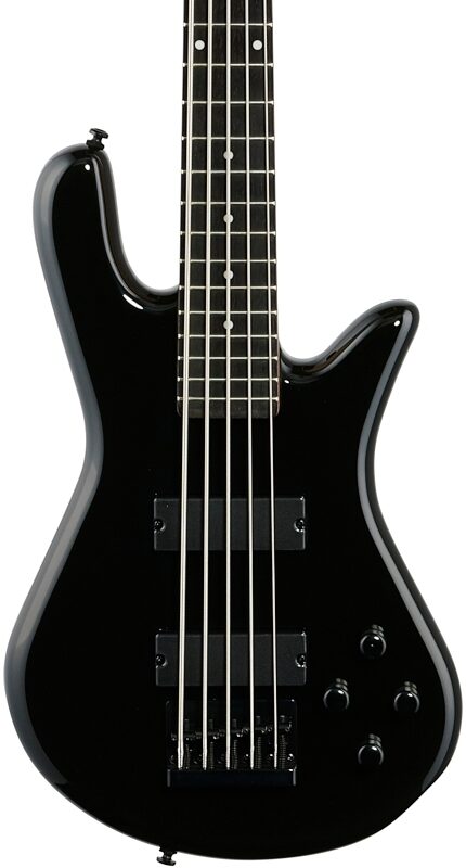 Spector Performer Electric Bass, 5-String, Black, Body Straight Front