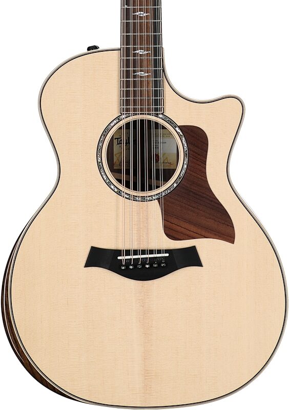 Taylor 854ce Acoustic-Electric Guitar, 12-String (with Case), Natural, Body Straight Front