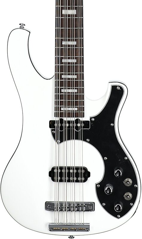 Schecter Stargazer 12 Electric Bass, 12-String, Gloss White, Body Straight Front