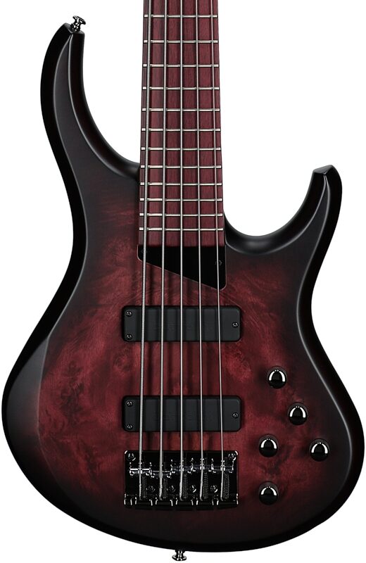 MTD Kingston Andrew Gouche AG-5 Electric Bass, 5-String, Smokey Purple, Body Straight Front