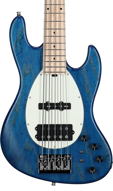Sadowsky MetroLine 21-Fret Vintage M/J Bass, 5-String (with Gig Bag), Ocean Blue, Blemished, Body Straight Front