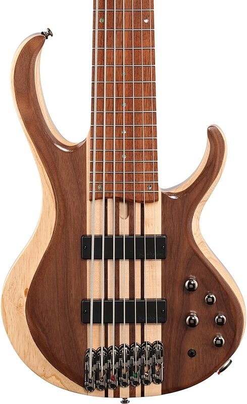 Ibanez BTB747 Bass Workshop Electric Bass, 7-String, Natural Low Gloss, Body Straight Front