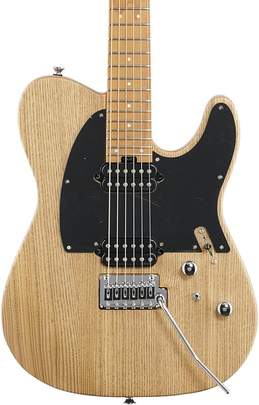 Charvel So-Cal S2 24 HH 2PT CM Electric Guitar, Natural Ash, USED, Blemished, Body Straight Front