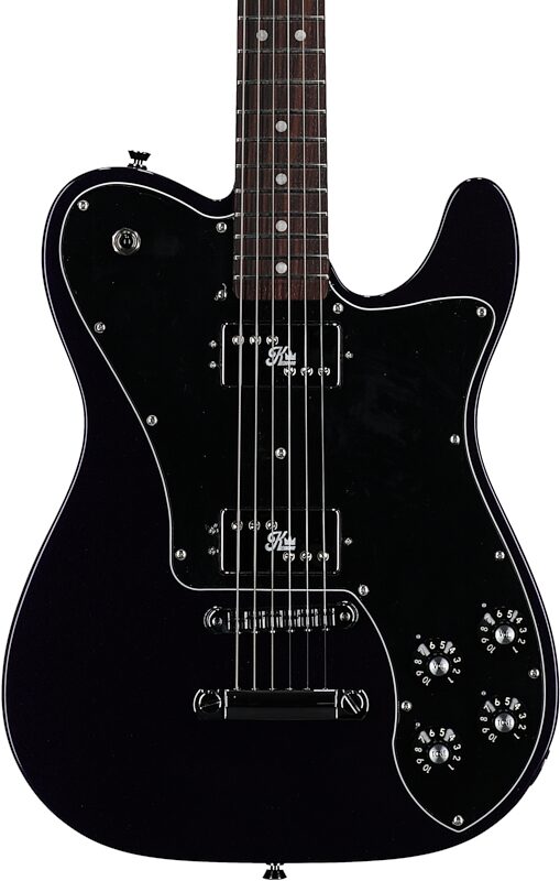 Fender Kingfish Telecaster Deluxe Electric Guitar (and Case), Mississippi Night, Body Straight Front