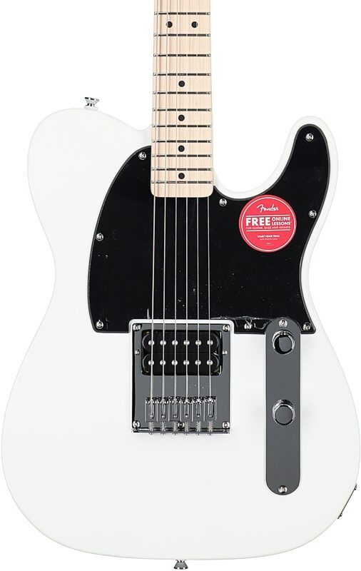 Squier Sonic Esquire Electric Guitar, Arctic White, Body Straight Front