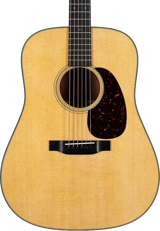Martin D-18 Dreadnought Acoustic Guitar (with Case), Natural, Serial #2777965, Blemished, Body Straight Front