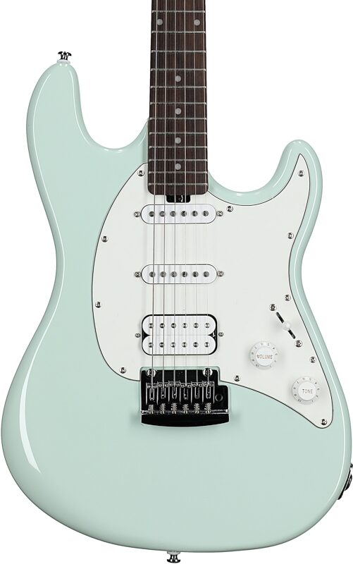 Sterling by Music Man Cutlass CT30HSS Electric Guitar, Mint Green, Scratch and Dent, Body Straight Front