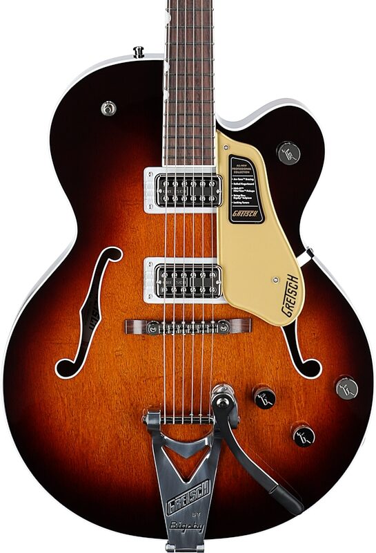 Gretsch Pro Collection Tennessean Electric Guitar (with Case), Havana Burst, Body Straight Front