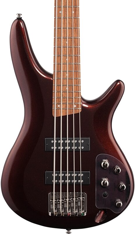 Ibanez SR305E Electric Bass, 5-String, Root Beer Metallic, Body Straight Front
