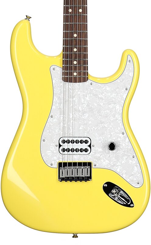 Fender Limited Edition Tom DeLonge Stratocaster (with Gig Bag), Graffiti Yellow, USED, Blemished, Body Straight Front