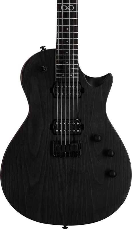 Chapman ML2 Electric Guitar, Slate Black Satin, Body Straight Front