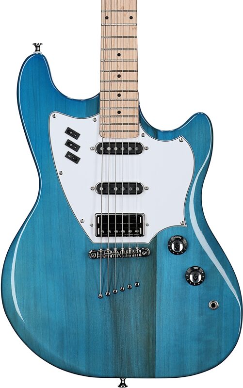 Guild Surfliner Electric Guitar, Catalina Blue, Body Straight Front