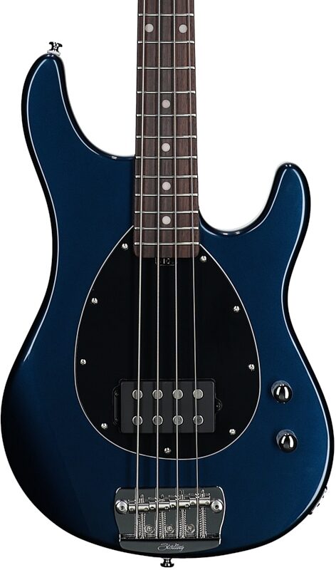 Sterling by Music Man SB14 Electric Bass, Blue Pearl, Body Straight Front