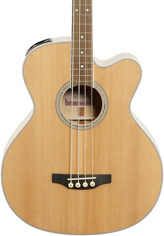 Takamine GB72CE Jumbo Acoustic-Electric Bass, Natural, Body Straight Front