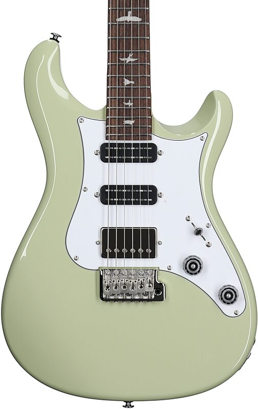 PRS Paul Reed Smith SE Studio Standard Electric Guitar, Rosewood Fingerboard (with Gig Bag), Sage Green, Body Straight Front