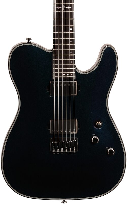 Schecter Hellraiser Hybrid PT Electric Guitar, Ultra Violet, Body Straight Front